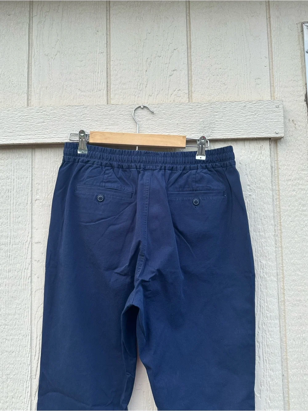 J.Crew Dock Pant Mens M Navy Blue New NWT Cotton Blend Stretch AV223